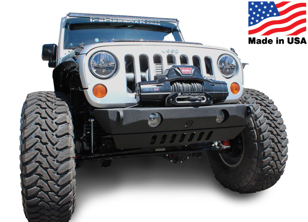 Jcroffroad: Dagger Stubby Front Winch Bumper - Jk Wrangler