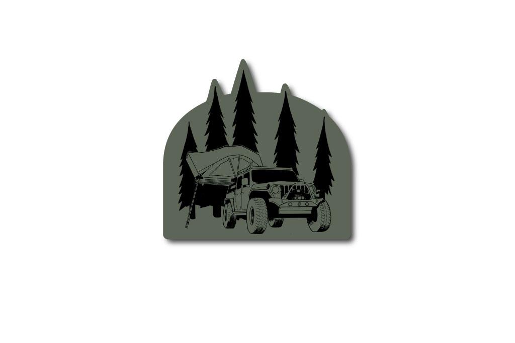 Fancy Camping | JCR's Dumb Sticker of the Month August
