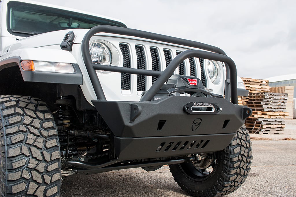 JcrOffroad: JL/JT Front Bumper | Mauler Deluxe Stubby | 2018+ Jeep ...