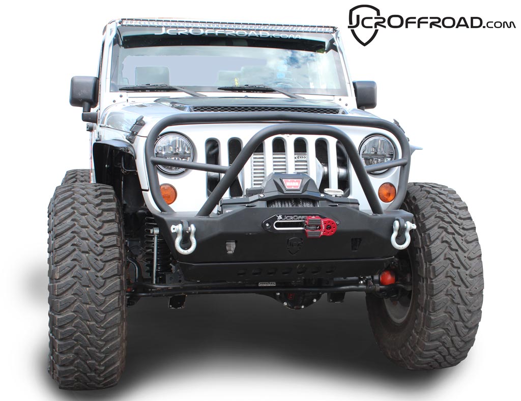 JcrOffroad: JK Front Bumper | Mauler Deluxe Stubby | Jeep Wrangler (07-18)