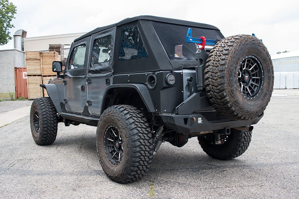 JcrOffroad: JK Rear Corner Armor | Jeep Wrangler 2dr & 4dr (07-18)