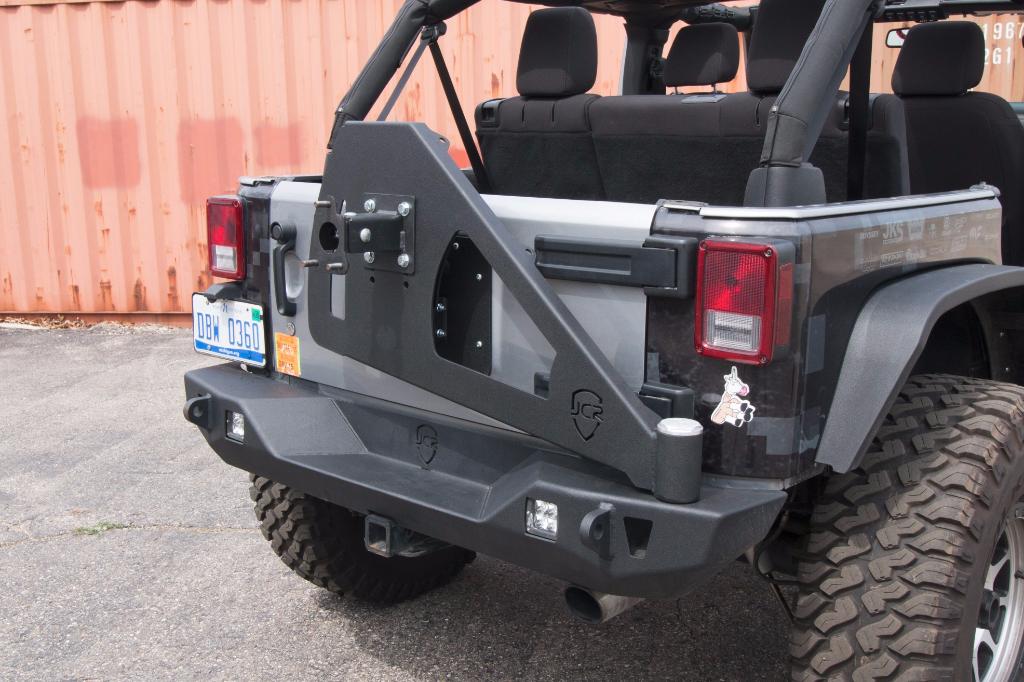 Wrangler Tire Carrier Shield Gate Swinging Jeep Wrangler Jl Jk 07 18