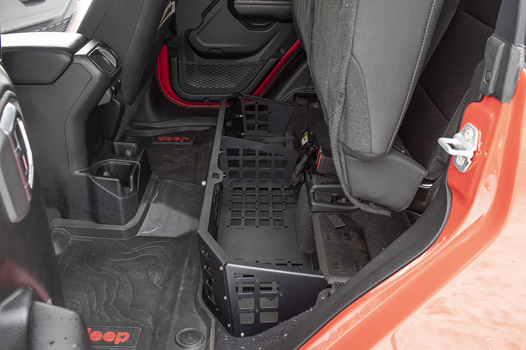 Jeep Gladiator Lockable Behind Rear Seat Storage