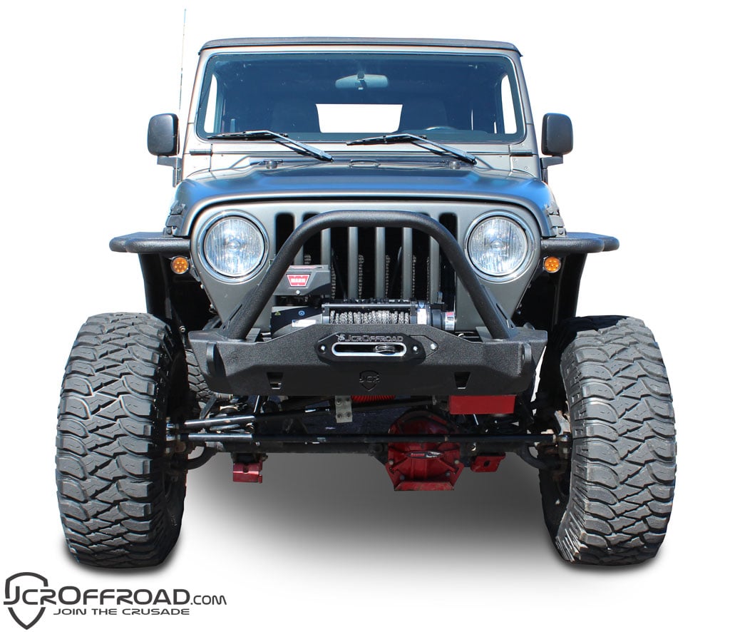 JcrOffroad: Wrangler Front Bumper | Mauler Stubby | Jeep TJ/LJ (97-06)