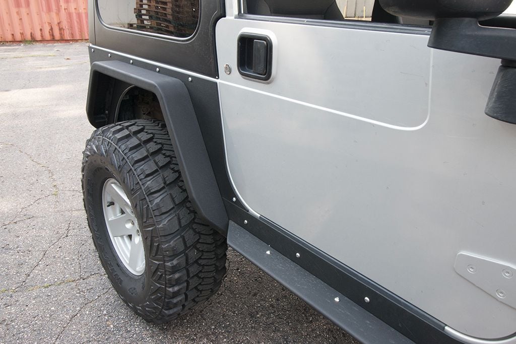 jeep wrangler tj tube fenders