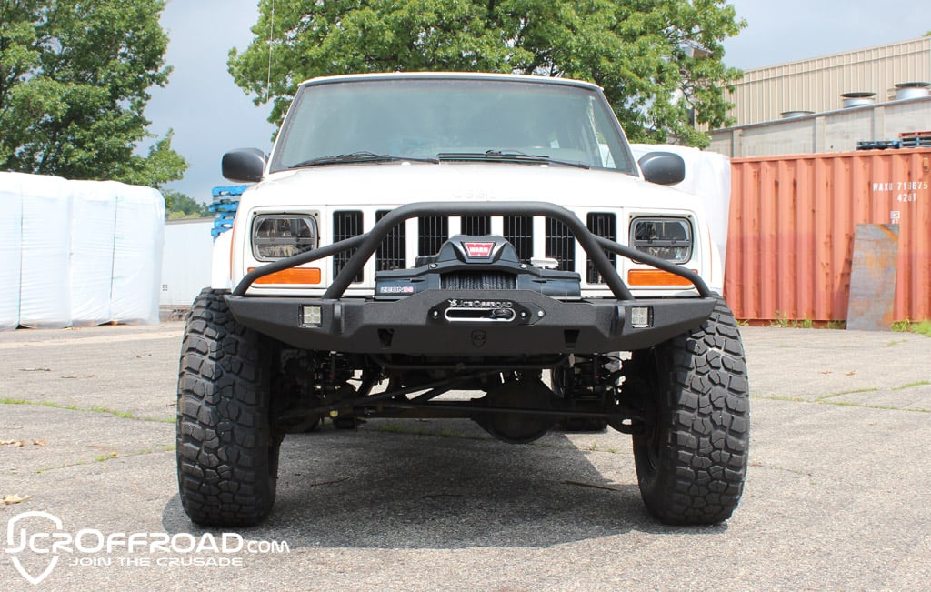 Jcroffroad Jeep Xj Winch Bumper Vanguard Prerunner Cherokee 84 01