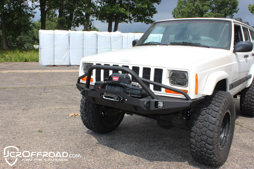 JcrOffroad: Jeep XJ Winch Bumper | Vanguard PreRunner | Cherokee (84-01)