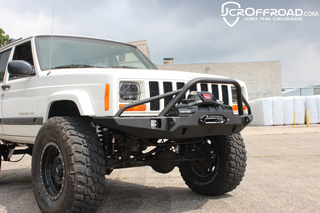 Jcroffroad Jeep Xj Winch Bumper Vanguard Prerunner Cherokee 84 01